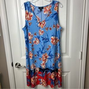 Blue Sleeveless MSK Dress